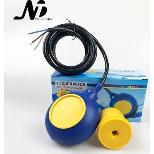 2M Cable Controller Float Switch Liquid Switches Liquid Fluid Water Level Float Switch Controller Contactor Sensor Pump Tank