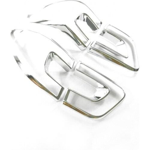 Auto ABS Chrome Rear Tail Light Lamp Taillight Cover Trim Frame Sticker For Renault Kadjar 2016 Car Accessories