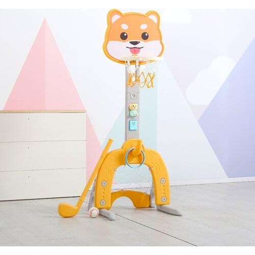 Childrens Basketball Stand Indoor Can Lift Baby 1-6 Year Old Boy Home Shooting Frame Football Toy