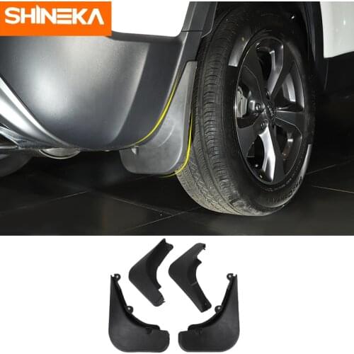 SHINEKA Mudguards For Jeep Cherokee 2019+ Car Flap Splash Guards Mudguards Fender Kit Accessories For Jeep Cherokee 2019