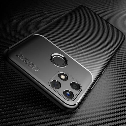 Phone Case for Oppo Realme A30 V13 8 Pro GT V11 C20 X7 PRO Ultra Carbon Fiber Matte Anti-knock Soft TPU Silicone Bumper Cover