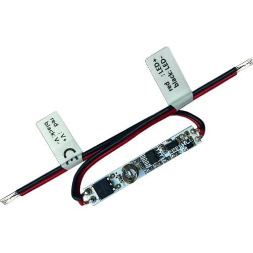 DC12-24V Single Color LED PCBA Mini Touch Sensor Dimmer 3A for 5m 5050 3528 3835 5630 Led Single Color Strip Light Tape Use