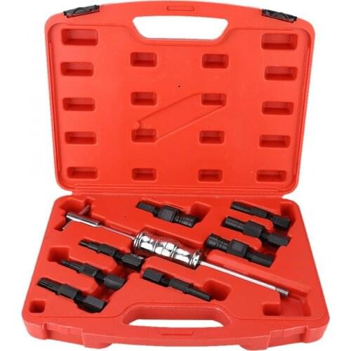 9pcs Blind Hole Slide Hammer Pilot Bearing Puller Internal Extractor Removal Kit