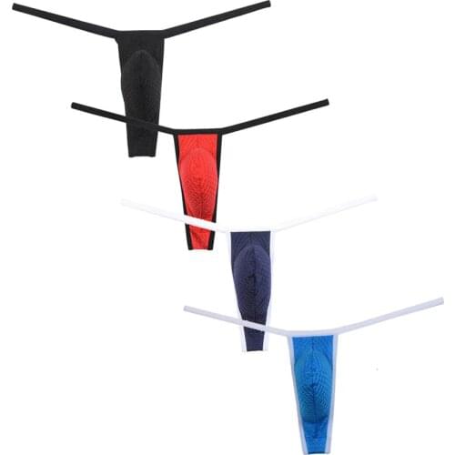 Hot Men G-String Posing Strap Underwear Male Secret Pouch Thong Spandex