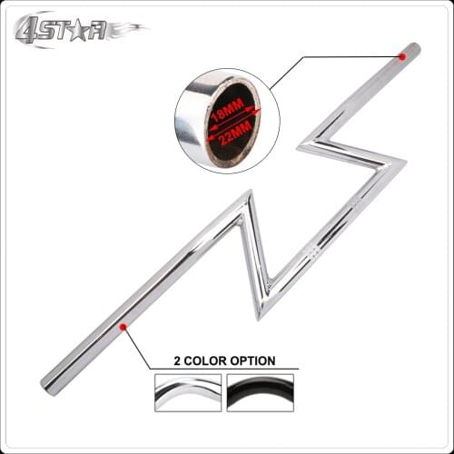 Motorbike CNC Aluminum Handlebar 7/8" 22mm Z Drag Straight Bar For Harley Sportster Cruiser XL 883 1200 HONDA YAMAHA SUZUKI