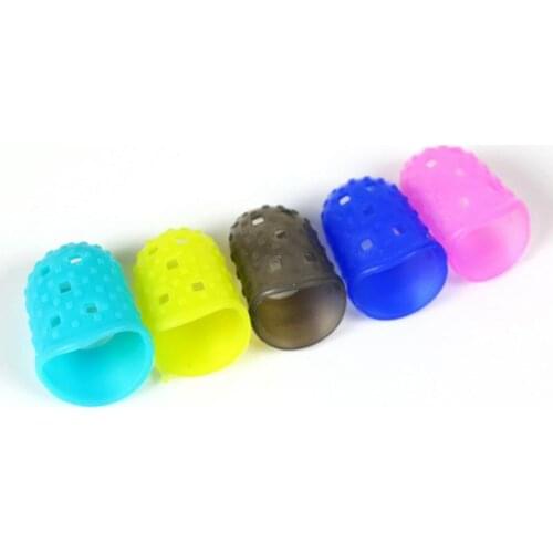 Non-Slip Finger Sets Silicone Guitar Finger Set Ukulele Guitar Fingertip Protectors Beginner Practice Press String Fingertips