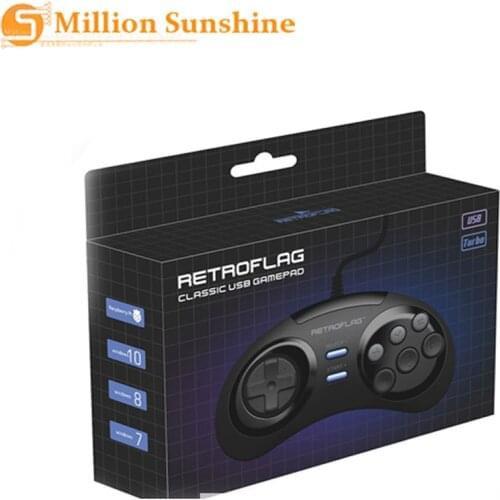 Original Retroflag Wired USB Game Controller, Gamepad For PC/Switch/Rasbperry Pi 3 Model B+Plus/MEGAPi/NESPi/SUPERPi Case