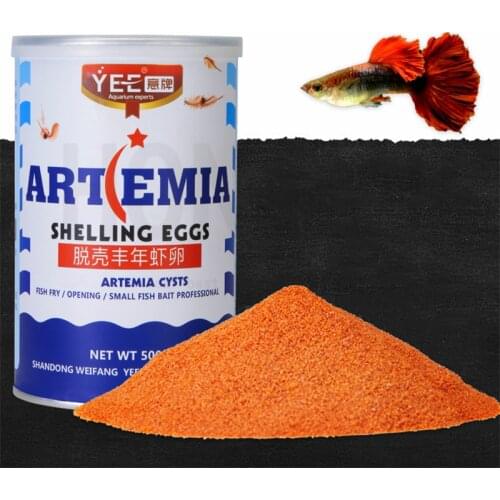Harvested shrimp eggs Brine Shrimp egg artemia shelling egg baby fish food feed aquarium tropical fish salty fish guppy betta