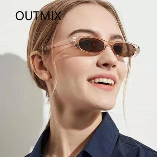 2021 New Cats Eye Sunglasses Women Sexy Luxury Brand Designer Vintage Retro Small Oval Sun Glasses Ladies Fashion Shades Oculos