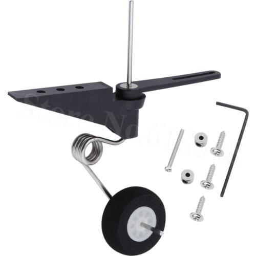 RC Airplane Tail Wheel Assembly 60x25mm D28 /30 Parts Aeromodelling For 50-120cc Nitro Electric Power Jet 540T