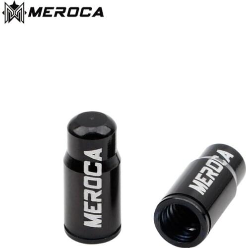 Iamok 2 Pcs MEROCA Mountain Bike Tire Schrader/Presta Valves Dust Cover Road Bicycle Valve Cap Dustproof Cycling Accessories