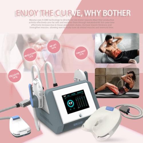 2021 TeslaSculpt EMS Muscle Stimulator HIEMT 7 High Intensity Electromagnetic Contouring Slimming Fitness equipment