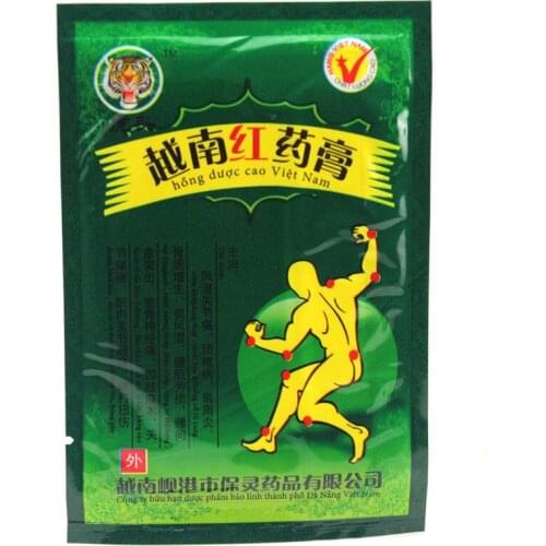 48Pcs/6Bags Vietnam Red Tiger Balm Treatment Plaster Shoulder Muscle Joint Pain Stiff Patch Relief Health Care