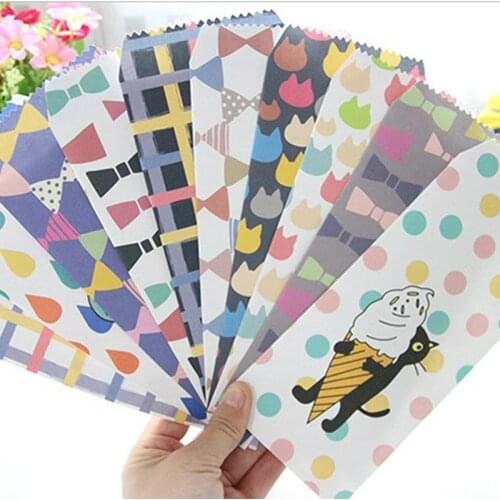 50pcs Cat Envelope School Office Students Cute Envelope Gifts Envelope Good Quality Paper Creative DIY Tool Greating Card Cover