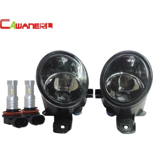 Cawanerl For 2002-2015 Nissan Primera Car Styling Fog Light Lampshade + H8 H11 LED / Halogen Bulb 12V High Bright