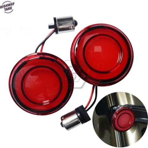 Motorcycle Bullet Style LED Rear Turn Signal Conversions Case for Harley Touring Softail Dyna Sportster XL883 XL1200