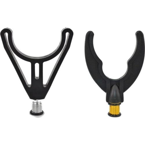 4pcs Carp Fishing Rod Rest Bank Sticks Holder Bracket Head Fishing Grip Connect with Fishing Rod Pods for Carp Fishing Accessory