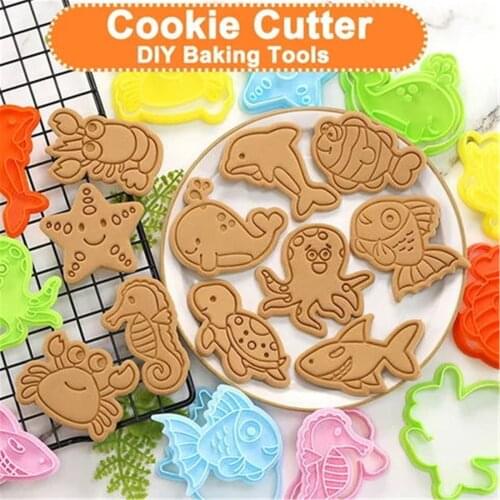 Biscuit Mould Fondant Cake Mold Cookie Plunger Accessories High Quality Kitchen Supplies 3D Cutters Craft Cookie Cutters
