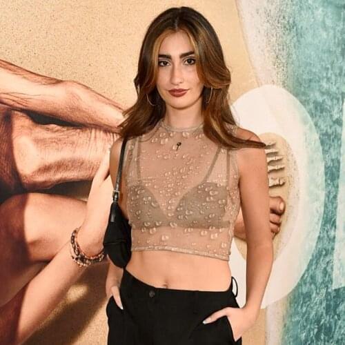 Fupinat Women's Transparent Tank Tops