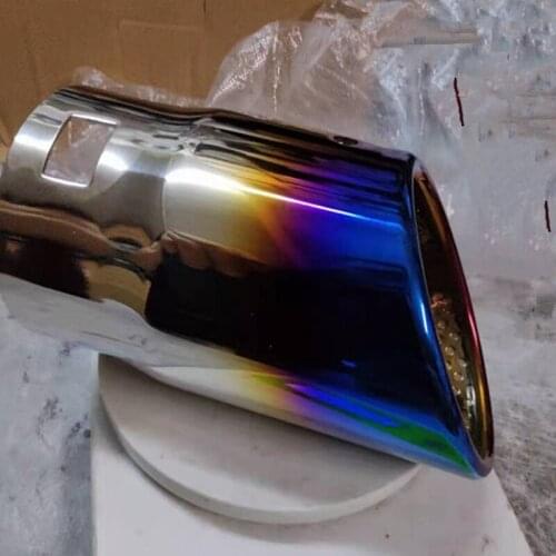 Tail Throat Exhaust Pipe For Jeep Wrangler JL 2018 Tail Pipe Car Exhaust Pipe Cover Muffler Tip Auto Accessories