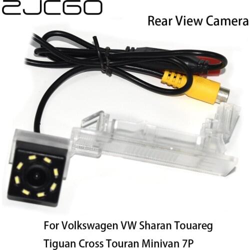 ZJCGO Car Rear View Reverse Back Up Parking Night Vision Waterproof Camera for Volkswagen Sharan Tiguan Cross Touran Minivan 7P