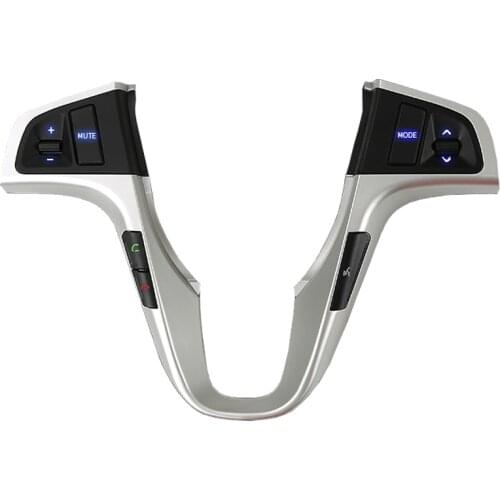 Button On Steering Wheel For Hyundai VERNA SOLARIS Audio Volume Buletooth Phone Control Buttons Switch Car Accessroies Auto Part