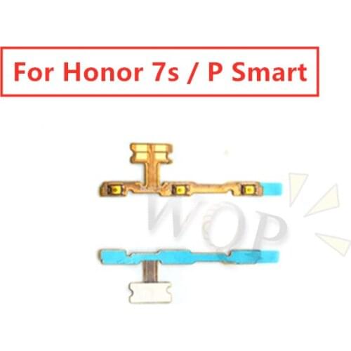 For huawei honor 7s Power Volume Side Key Button Flex Cable ON OFF Switch Flex Cable p smart Replacement Repair Parts