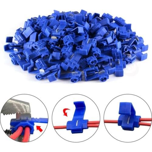 Red Yellow Blue Electrical Cable Connectors Fast Quick Splice Lock Wire Terminals Crimp Scotchlocks Snap on Connector for Car