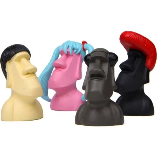 European and American Style Half-Length Portrait Color Miniature Sculpture Figurines Landscape Decoration Collectible Model Toys