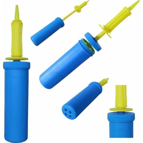 Pump For Baloons Inflatable Toy birthday party Foil Balloons Accessories Portable Hand Pump Inflatable Hand Push Air latex balls