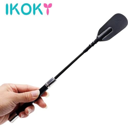 IKOKY Sex Whips Spanking Horse Whip Slave Flogger SM Sex Toys for Couples Flirt Toys Cosplay Shame Game Paddle Fetish Sex Shop