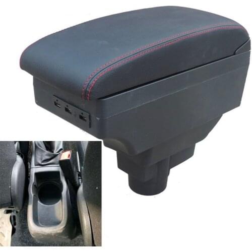 For Opel Corsa Armrest Box Opel Corsa D Universal Car Central Armrest Storage Box modification accessories