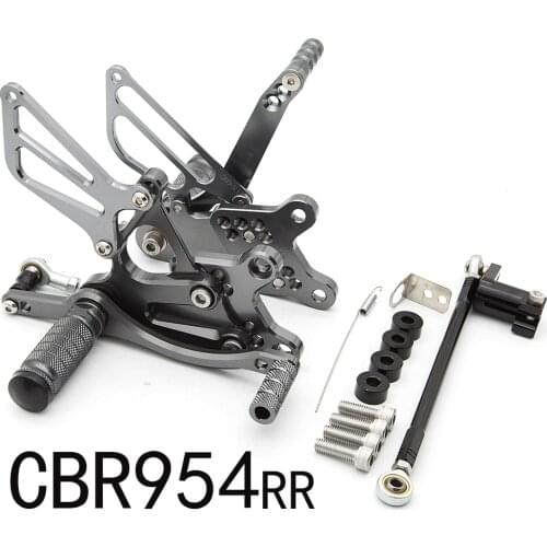 Quick Shifter Footpeg For Honda CBR954RR CBR929RR CBR 954 929 RR 954RR Adjustable Motorcycle Footrest Rearset Foot Peg Pedal