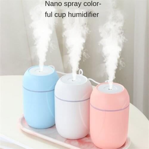 300ml Portable Air Humidifier USB Ultrasonic Aroma Essential Oil Diffuser Cool Mist Maker Aromatherapy for Car Bedroom Home