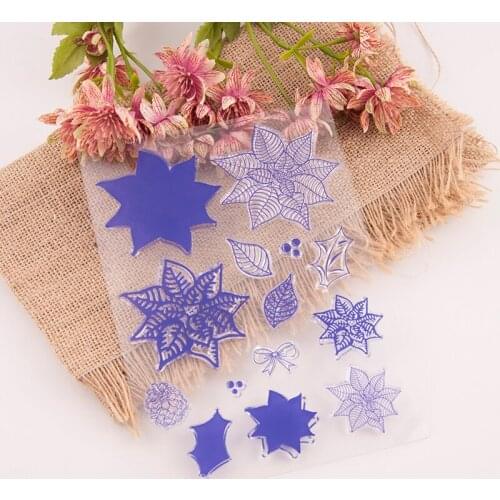 Leaf Clear Stamp/Seal for DIY scrapbooking/photo album Decorative clear stamp sheets A1878