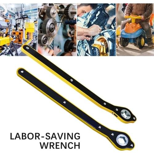 Dropshipping Auto Labor-saving jack ratchet wrench Scissor Jack Garage Tire Wheel Lug Handle labor-saving Phillips wrench