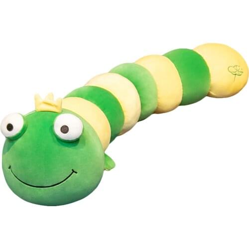 Lovely/Long pillow/Cottor caterpillar doll Office lunch Sleeping Pillow Christmas gifts birthday gifts