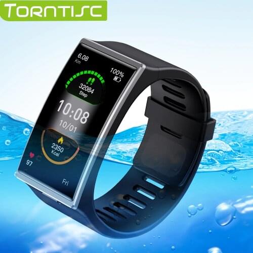 Torntisc DM12 Smart Watch Men Women 2020 IP68 Waterproof 1.91inch Heart Rate Blood Pressure Monitor Smartwatch for Android IOS