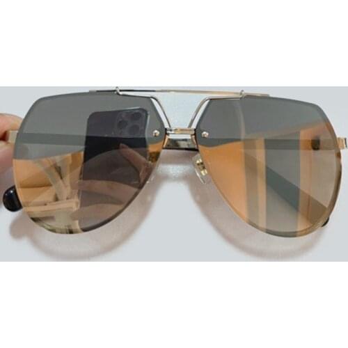 New Fashion Pilot Sunglasses Women Oversized Luxury Sun Glasses For Female Vintage Gradient Shades UV400