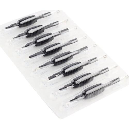 25mm Sterilized Disposable SiliconeTattoo Tube Grips Tattoo Accessories RL RS RM F 1 3 5 7 9 Retaining Combined with Cupping