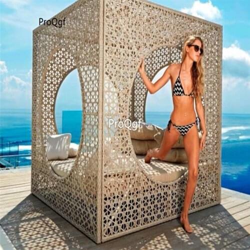 Prodgf 1 Set Romantic Diameter 2 meter Outdoor Bed