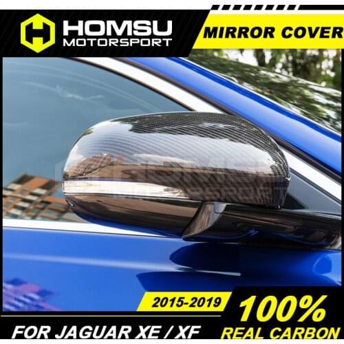 Carbon fiber mirror cover for Ja-guar XE XF carbon fiebr Material mirror cover for Ja-guar XE XF