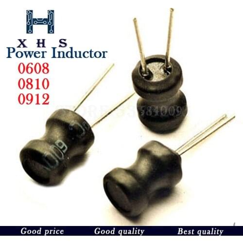 10pcs 6*8mm 0608 8*10mm 0810 9*12mm 0912 Power Inductor Inductance 2.2 3.3 4.7 100 220 330UH 10UH 22 33 47 470 uH 1MH 10MH 3.3MH