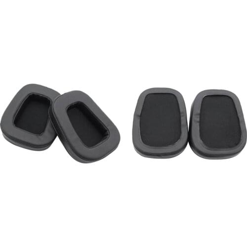2 Pairs Soft Comfortable Leather Ear Pads Cushion for Logitech G533 G933 G633 G 633 933 Artemis Headphones Headset