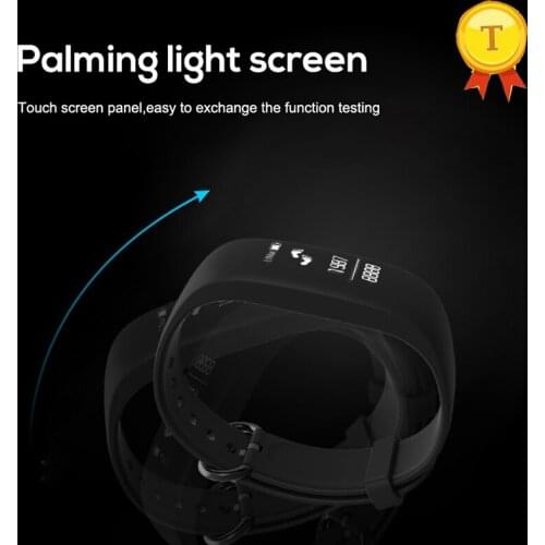 2018 New Design Heart Rate Monitor Smart Band Activity Tracker Bluetooth 4.0 SmartBand Wristband with Facebook push Step Counter