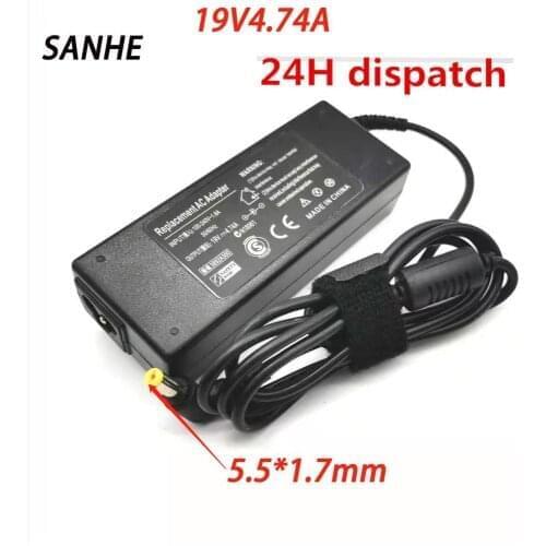 2019 Hsw Portable AC Power Cord Adapter for Acer Aspire 5750 5750g 5755 5755g 6920g 6920g 6930g Portable 19v4 Battery Charger