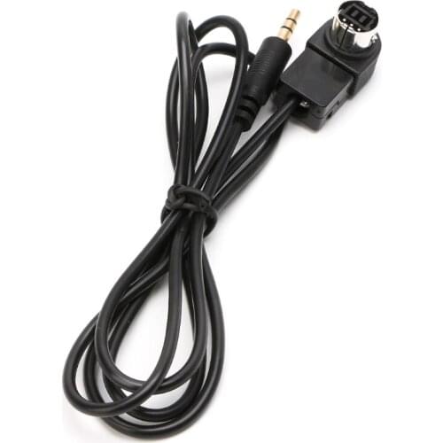 3.5mm Car Aux Input Cable Mini Plug Jack For ALPINE AI-NET iPhone MP3 Ornate