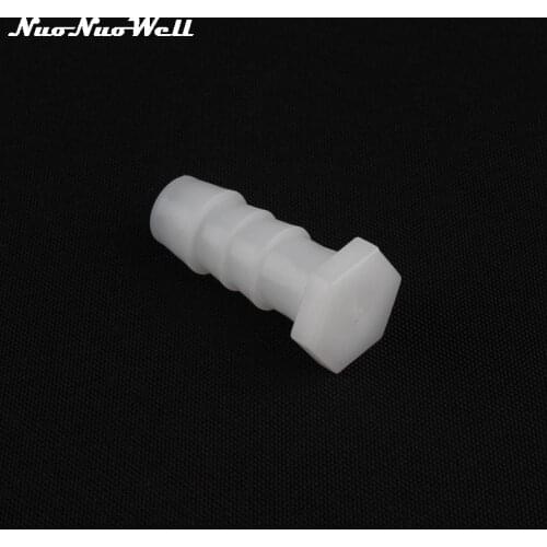 6pcs NuoNuoWell Plastic Environmental 12mm Pipe Plug Aquarium Fittings Water tank Fish Tank Joint Air Pump Hose End Connector