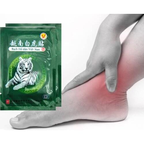 16PCS Vietnam White Tiger Balm Pain Patch Relief Arthritis Muscle Pain Meridians Body Massager Herbal Medical Plaste