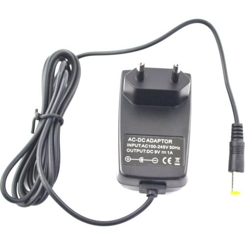 10PCS High quaity EU Plug AC DC adapter adaptor home wall power supply 100-245V 9V 1A for not S-N-E-S but N-E-S charger cable